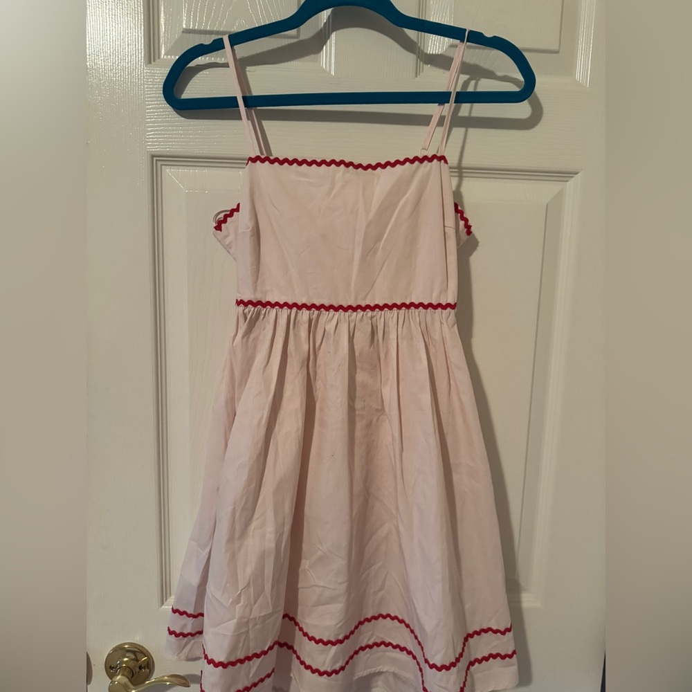 Kelly Bow Back Ric Rac Pattern Mini Dress size Small NWT - Picture 10 of 10